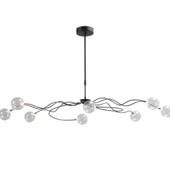 Straluma Sierlijke LED hanglamp met helder glas dimbaar> Hanglampen|Eettafellampen