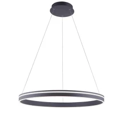 Straluma Smart hanglamp ring groot antraciet> Hanglampen|Smart lampen