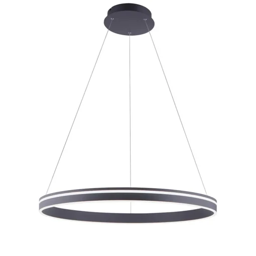Straluma Smart hanglamp ring groot antraciet> Hanglampen|Smart lampen