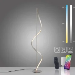 Straluma Smart LED vloerlamp sierlijk staal dimbaar> Vloerlampen|Smart lampen