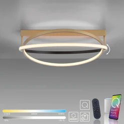 Straluma Smart Plafondlamp LED goud verstelbaar> Plafondlampen|Smart lampen