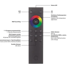 Straluma Smart plafondlamp wit met chroom IP44></noscript> Plafondlampen|Smart lampen