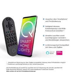 Straluma Smart tafellamp antraciet met dimbaar LED><noscript><img width=