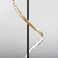 Straluma Smart vloerlamp antraciet/goud met memoryfunctie></noscript> Vloerlampen|Smart lampen