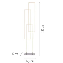 Straluma Smart vloerlamp rechthoeken aluminium></noscript> Vloerlampen|Smart lampen