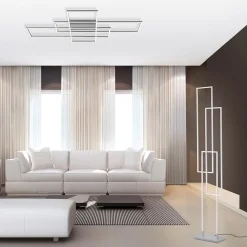 Straluma Smart vloerlamp rechthoeken aluminium></noscript> Vloerlampen|Smart lampen