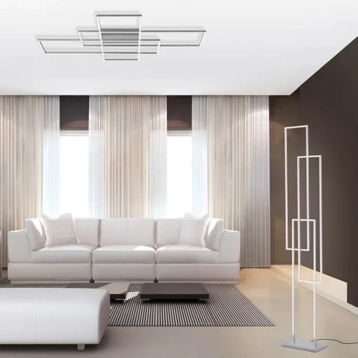 Straluma Smart vloerlamp rechthoeken aluminium> Vloerlampen|Smart lampen