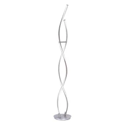 Straluma Smart vloerlamp spiraal 2-lichts nikkel> Vloerlampen|Smart lampen