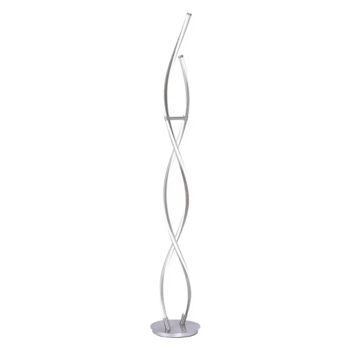 Straluma Smart vloerlamp spiraal 2-lichts nikkel> Vloerlampen|Smart lampen