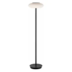Straluma Smart vloerlamp zwart met wit glas dimbaar> Vloerlampen|Smart lampen