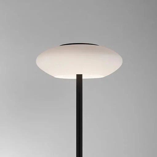 Straluma Smart vloerlamp zwart met wit glas dimbaar> Vloerlampen|Smart lampen