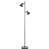 Straluma Staande 2-L spot zwart industrieel incl.gu10> Vloerlampen|Leeslampen