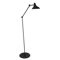 Straluma Staande leeslamp Anne Kasket zwart> Vloerlampen|Retro Verlichting