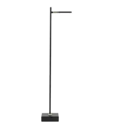 Straluma Staande leeslamp Blok zwart incl.dimmer> Vloerlampen|Leeslampen