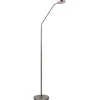 Straluma Stalen lees/vloerlamp LED dim to warm> Vloerlampen|Leeslampen