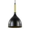 Straluma Stijlvolle kleine hanglamp zwart met goud> Keukenverlichting|Hanglampen