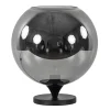 Straluma Stijlvolle tafellamp zwart met smoke/titanium glazen bol> Tafellampen|Luxe Verlichting