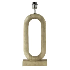 Straluma Stoere lampvoet hout naturel Light and Living> Tafellampen|Lampenvoeten
