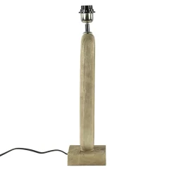 Straluma Stoere lampvoet hout naturel Light and Living></noscript> Tafellampen|Lampenvoeten