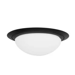 Straluma Strak klassieke LED plafonnière zwart inclusief LED> Plafondlampen|Plafonnières