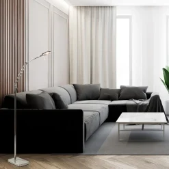 Straluma Strak klassieke leeslamp nikkel met dimbaar LED><noscript><img width=