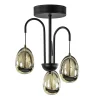 Straluma Strak klassieke plafondlamp egg goud met zwart> Plafondlampen|LED Plafondlampen