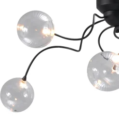 Straluma Strak klassieke plafondlamp LED met helder glas> Plafondlampen|LED Plafondlampen