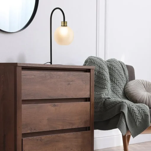 Straluma Strak klassieke tafellamp zwart met opaal glas> Tafellampen|Luxe Verlichting