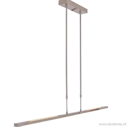 Straluma Strakke hanglamp LED staal incl. dimmer> Hanglampen|Eettafellampen