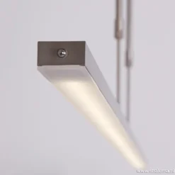 Straluma Strakke hanglamp LED staal incl. dimmer></noscript> Hanglampen|Eettafellampen