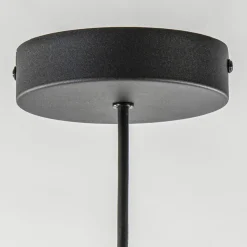 Straluma Strakke ronde hanglamp koepel mat zwart 38 cm></noscript> Eettafellampen|Eetkamerverlichting