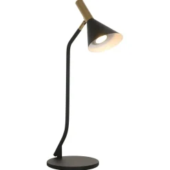 Straluma Tafellamp Anne's choice mat zwart met goud></noscript> Tafellampen|Bureaulampen