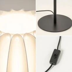 Straluma Tafellamp Arena zwart/kap wit><noscript><img width=