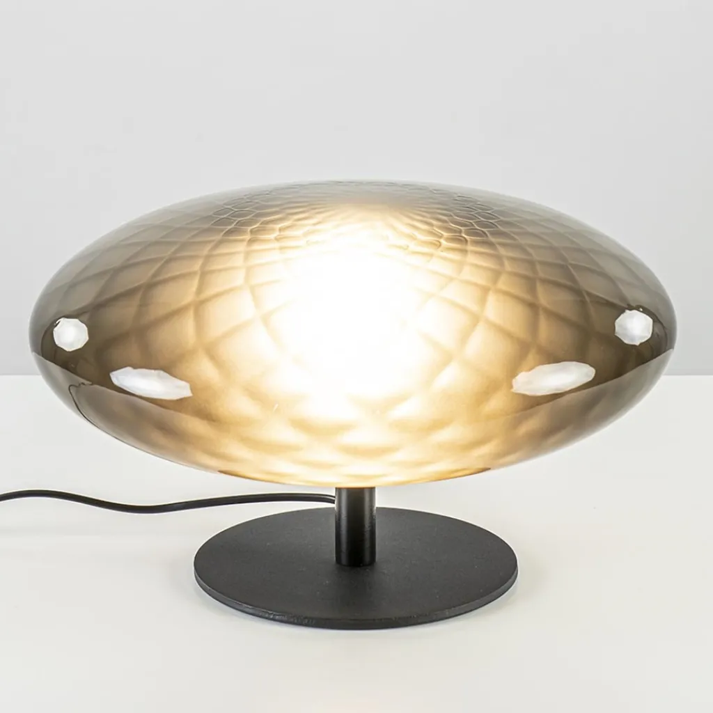 Straluma Tafellamp Bottega 40 zwart/smoke glas> Tafellampen|Design Verlichting