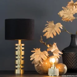 Straluma Tafellamp Desley voet z/kap matgoud></noscript> Lampenvoeten|Light and Living