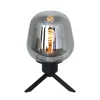 Straluma Tafellamp driepoot kegel smoke glas> Driepoot lampen|Woonkamerlampen