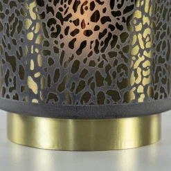 Straluma Tafellamp Leopard op batterij donker grijs met goud></noscript> Tafellampen|Light and Living