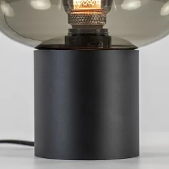 Straluma Tafellamp Lett zwart + smoke glas 20cm></noscript> Tafellampen|Design Verlichting