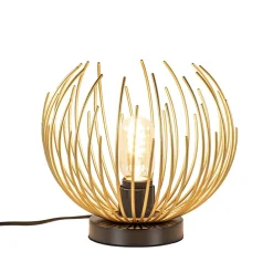 Straluma Tafellamp Nest klein zwart/matgoud> Tafellampen|Decoratieve Verlichting