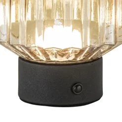 Straluma Tafellamp op batterij amber/zwart dimbaar></noscript> Tafellampen|Tienerkamerlampen
