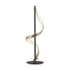 Straluma Tafellamp Q-Swing zwart/matgoud remote cct> Tafellampen|Smart lampen