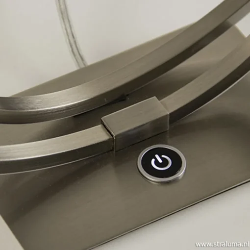 Straluma Tafellamp ringen nikkel 3-st. dimmer> Tafellampen|Touch Lampen