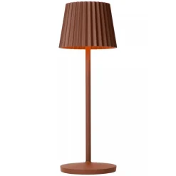 Straluma Tafellamp roest bruin oplaadbaar inclusief LED IP54> Tafellampen|Buitenlampen