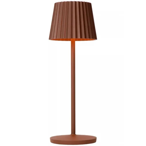 Straluma Tafellamp roest bruin oplaadbaar inclusief LED IP54> Tafellampen|Buitenlampen