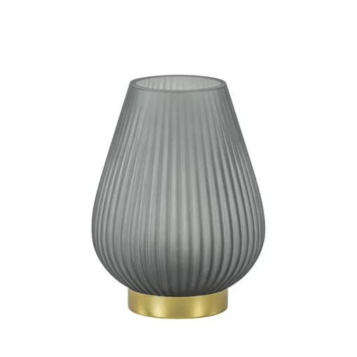 Straluma Tafellamp Tajera op batterij mat grijs/goud> Tafellampen|Light and Living