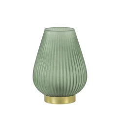 Straluma Tafellamp Tajera op batterij donker groen/goud> Tafellampen|Light and Living