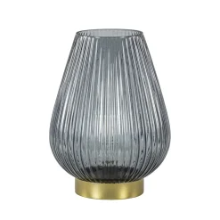 Straluma Tafellamp Tajera van Light and Living op batterij grijs/goud> Tafellampen|Light and Living