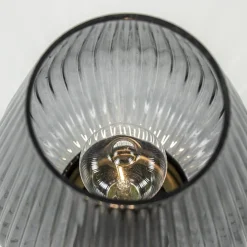 Straluma Tafellamp Tajera van Light and Living op batterij grijs/goud><noscript><img width=