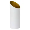 Straluma Tafellamp uplighter mat wit met goud> Uplighters|Woonkamerlampen