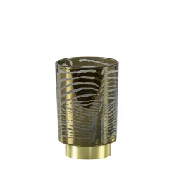 Straluma Tafellamp Zebra grijs goud op batterijen Light & Living> Tafellampen|Light and Living